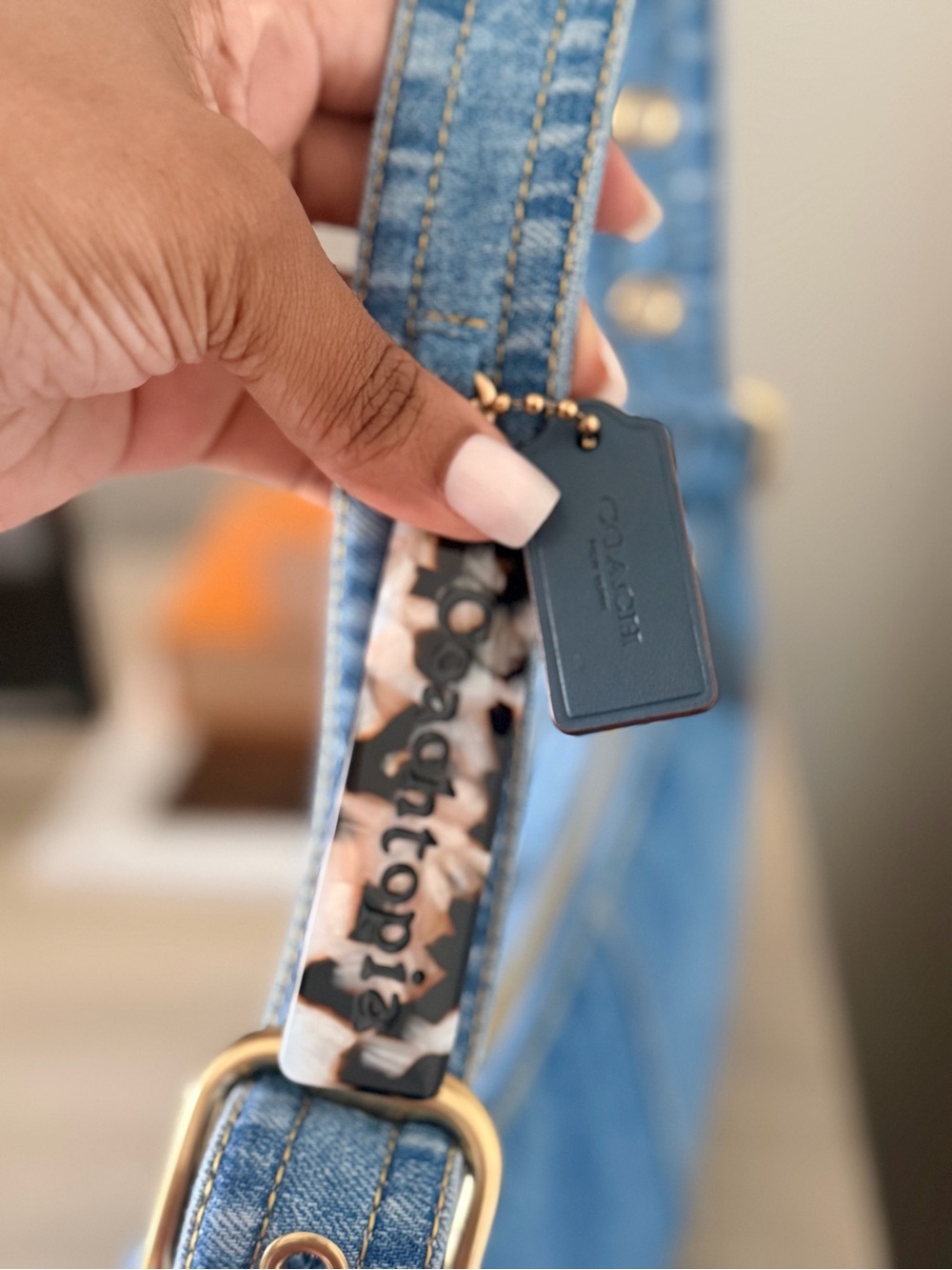 Coachtopia Denim Shoulder bag - Picture 2 of 6